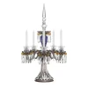 ARLEQUIN CANDELABRE 5B BLEU FONCE NOIR FLANELLE