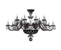 ARLEQUIN HORIZ 18L SKY-BLUE DARK-BLUE F-GREY CHANDELIER