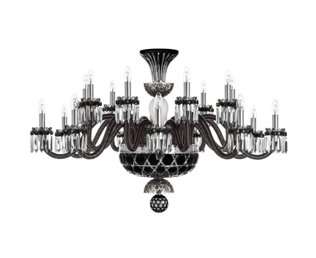 ARLEQUIN HORIZ 18L SKY-BLUE DARK-BLUE F-GREY CHANDELIER