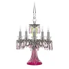 ARLEQUIN 5L AMETHYST C-GREEN F-GREY CANDELABRA