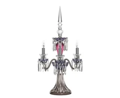ARLEQUIN 3L AMETHYST PURPLE F-GREY CANDELABRA