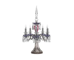 ARLEQUIN 5L AMETHYST PURPLE F-GREY CANDELABRA