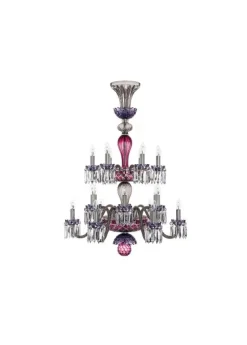 ARLEQUIN 18L AMETHYST PURPLE F-GREY CHANDELIER