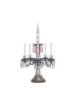 ARLEQUIN 5L AMETHYST PURPLE F-GREY CANDELABRA