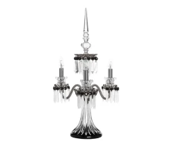 ARLEQUIN 3L BLACK SATIN-FINISHED F-GREY CANDELABRA