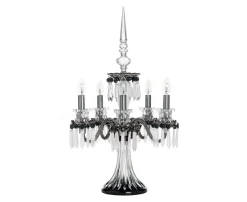 ARLEQUIN 5L BLACK SATIN-FINISHED F-GREY CANDELABRA