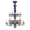 ARLEQUIN 18L DARK-BLUE BLACK F-GREY CHANDELIER
