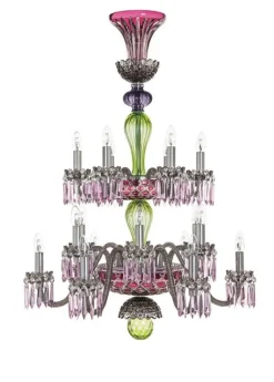 ARLEQUIN 18L DARK-BLUE BLACK F-GREY CHANDELIER