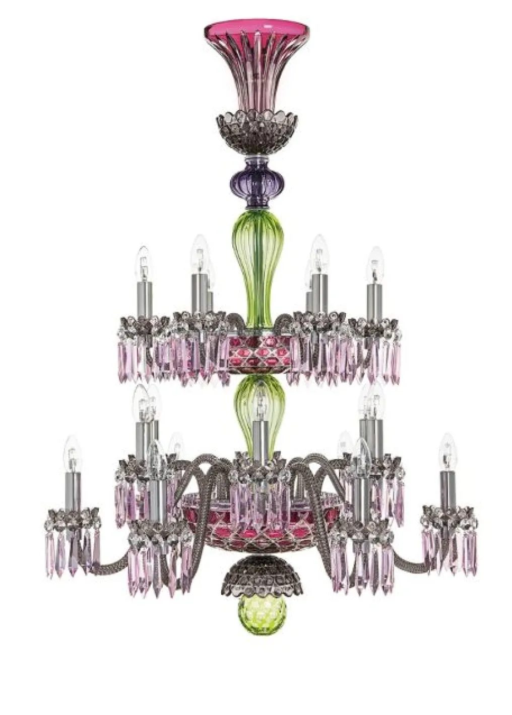 ARLEQUIN 18L DARK-BLUE BLACK F-GREY CHANDELIER