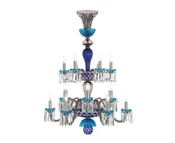 ARLEQUIN 18L DARK-BLUE BLACK F-GREY CHANDELIER