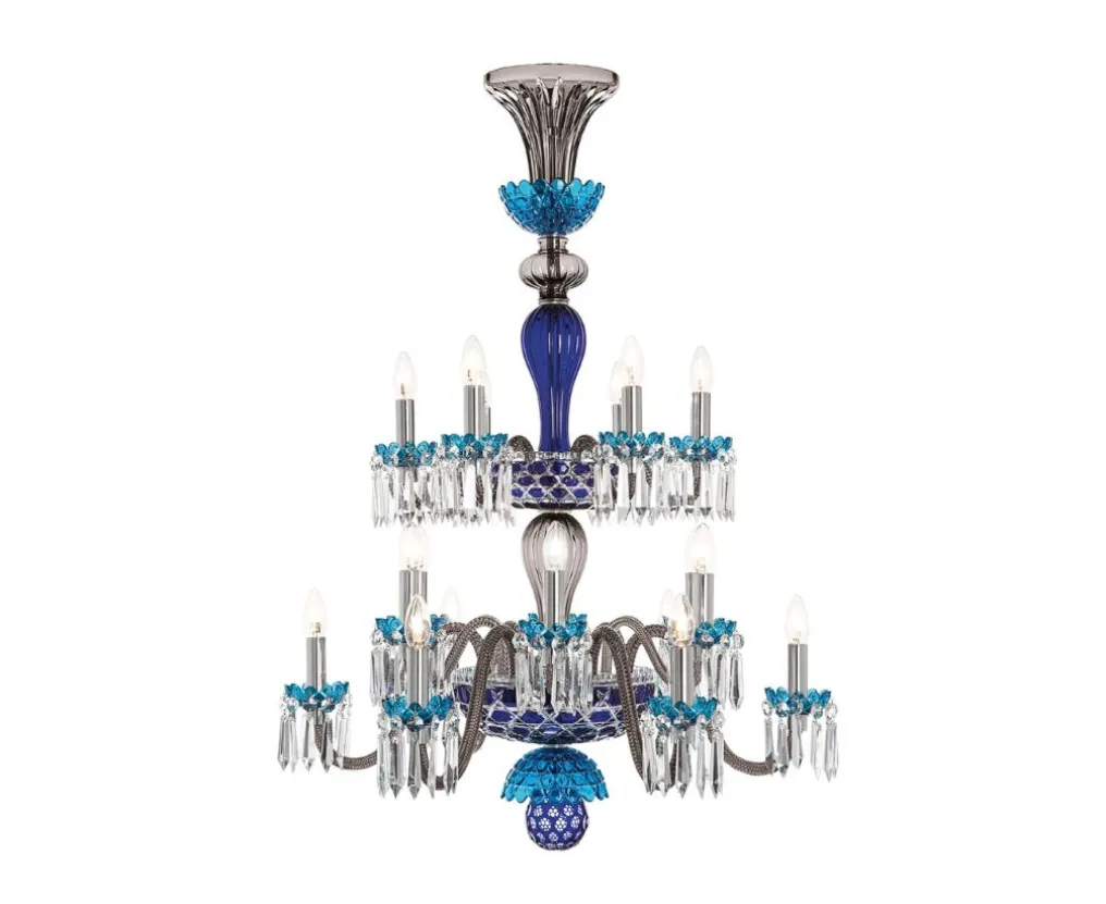 ARLEQUIN 18L DARK-BLUE BLACK F-GREY CHANDELIER