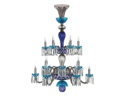ARLEQUIN 18L SKY-BLUE DARK-BLUE F-GREY CHANDELIER