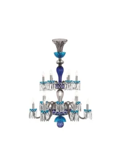 ARLEQUIN 18L SKY-BLUE DARK-BLUE F-GREY CHANDELIER