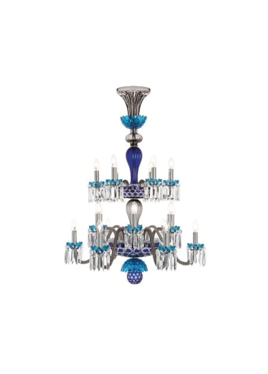 ARLEQUIN 18L SKY-BLUE DARK-BLUE F-GREY CHANDELIER