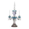 ARLEQUIN SKY BLUE DARK BLUE FLANNEL-GREY 3C-CANDELABRA