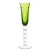 BUBBLES CHARTREUSE-GREEN CHAMPAGNE FLUTE