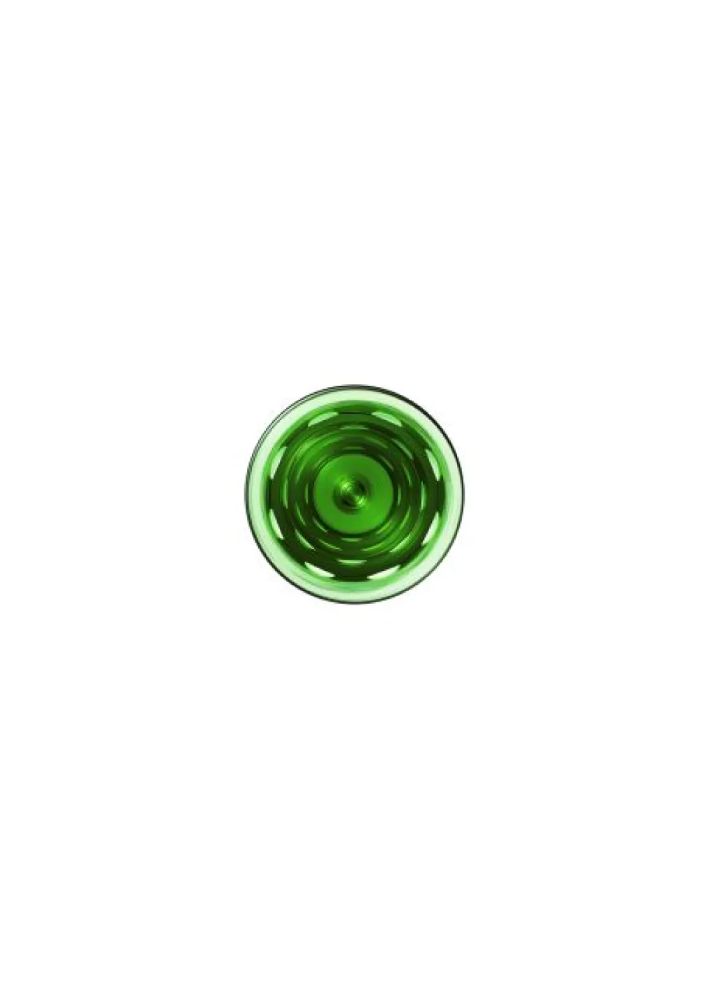 BUBBLES GREEN CHAMPAGNE FLUTE