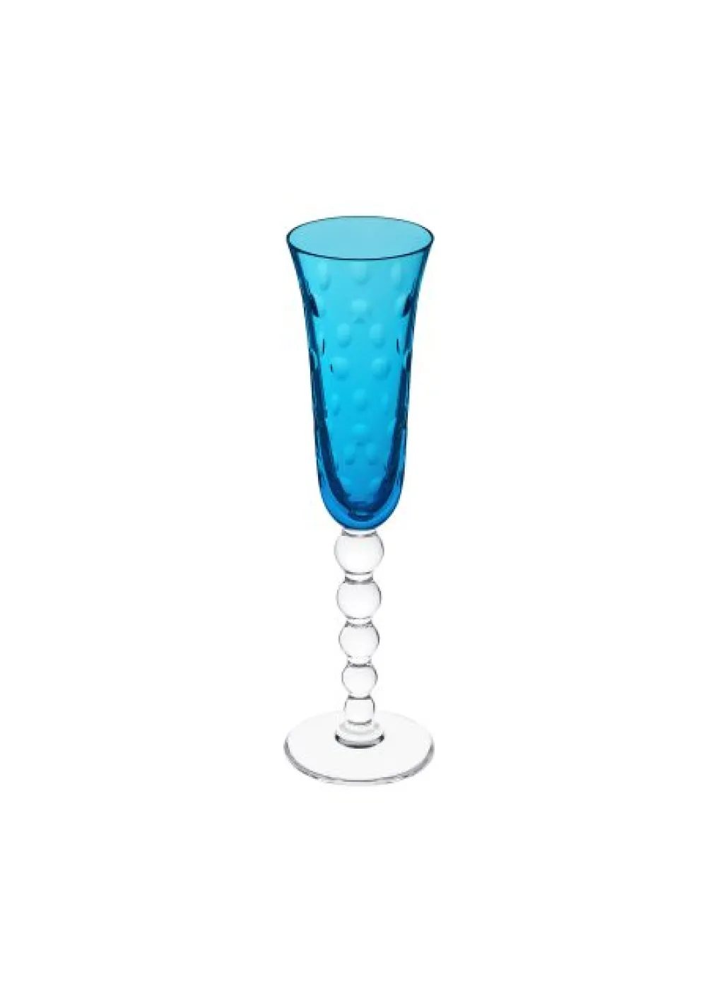 BUBBLES SKY-BLUE CHAMPAGNE FLUTE