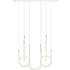 Contemporary 6-light chandelier: Light by Saint-Louis