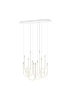 Contemporary 6-light chandelier: Light by Saint-Louis
