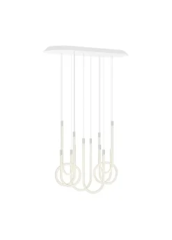 Contemporary 6-light chandelier: Light by Saint-Louis