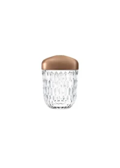 Copper-finished mini portable lamp: treat yourself to the Saint-Louis crystal lamp