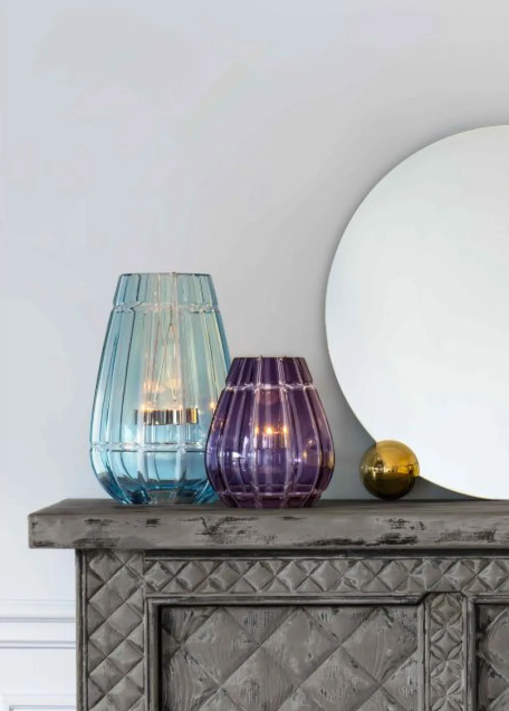 ENCAGE SKY BLUE 2 CANDLE PHOTOPHORE