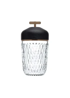 FOLIA BLACK WOOD BRONZE ANODIZED ALU FINISH PORTABLE LAMP