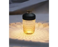 FOLIA BLACK WOOD BRONZE ANODIZED ALU FINISH PORTABLE LAMP