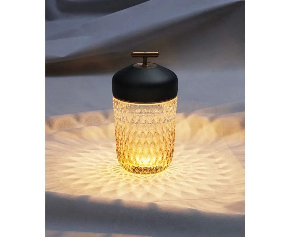 FOLIA BLACK WOOD BRONZE ANODIZED ALU FINISH PORTABLE LAMP