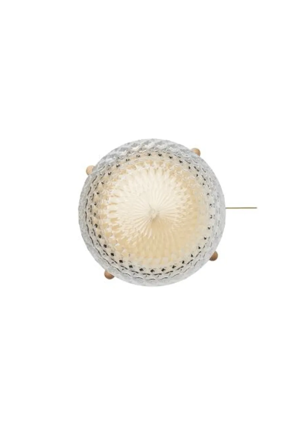 FOLIA CLEAR WOOD FLOOR LAMP