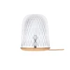 FOLIA CLEAR WOOD TABLE LAMP SATIN-FINISHED