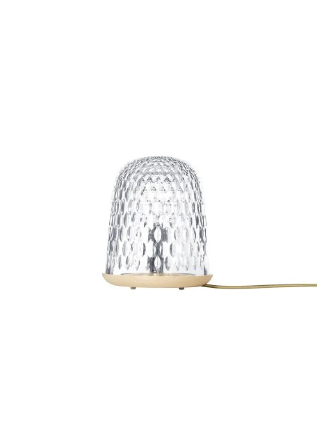 FOLIA CLEAR WOOD TABLE LAMP
