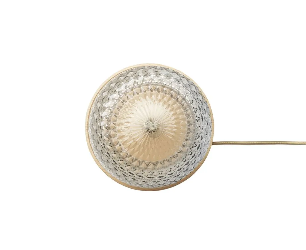 FOLIA CLEAR WOOD TABLE LAMP
