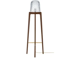 FOLIA DARK WOOD FLOOR LAMP