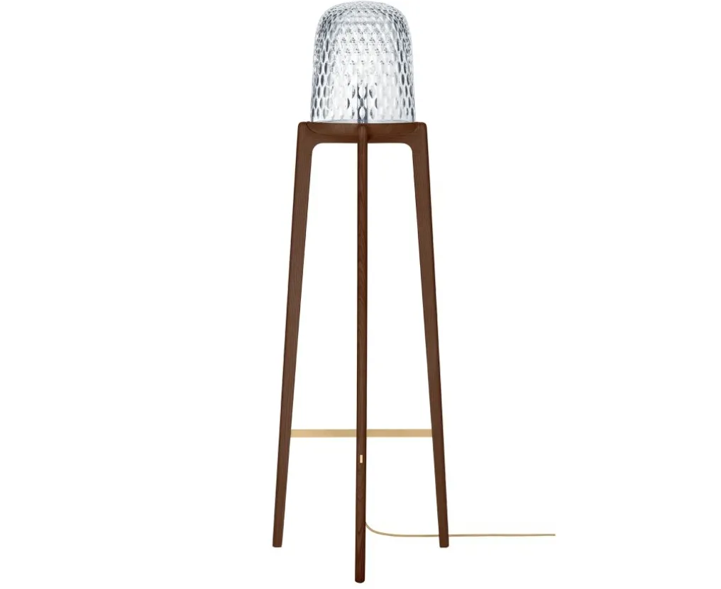 FOLIA DARK WOOD FLOOR LAMP