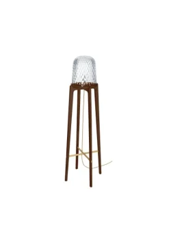 FOLIA DARK WOOD FLOOR LAMP