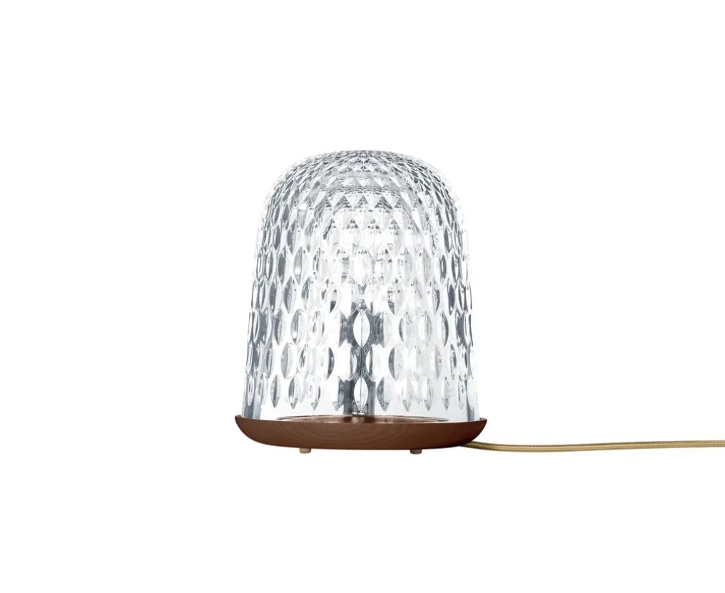FOLIA DARK WOOD TABLE LAMP