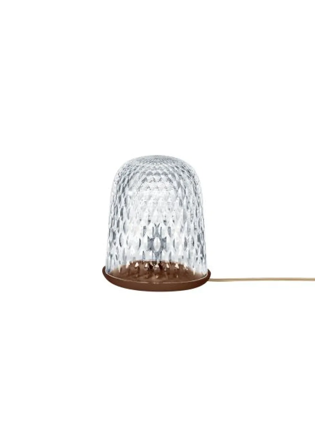FOLIA DARK WOOD TABLE LAMP