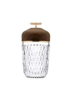 FOLIA DARK WOODBRUSHED BRASS FINISH PORTABLE LAMP
