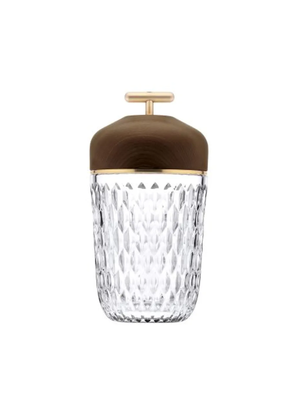 FOLIA DARK WOODBRUSHED BRASS FINISH PORTABLE LAMP