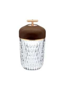 FOLIA DARK WOODBRUSHED BRASS FINISH PORTABLE LAMP
