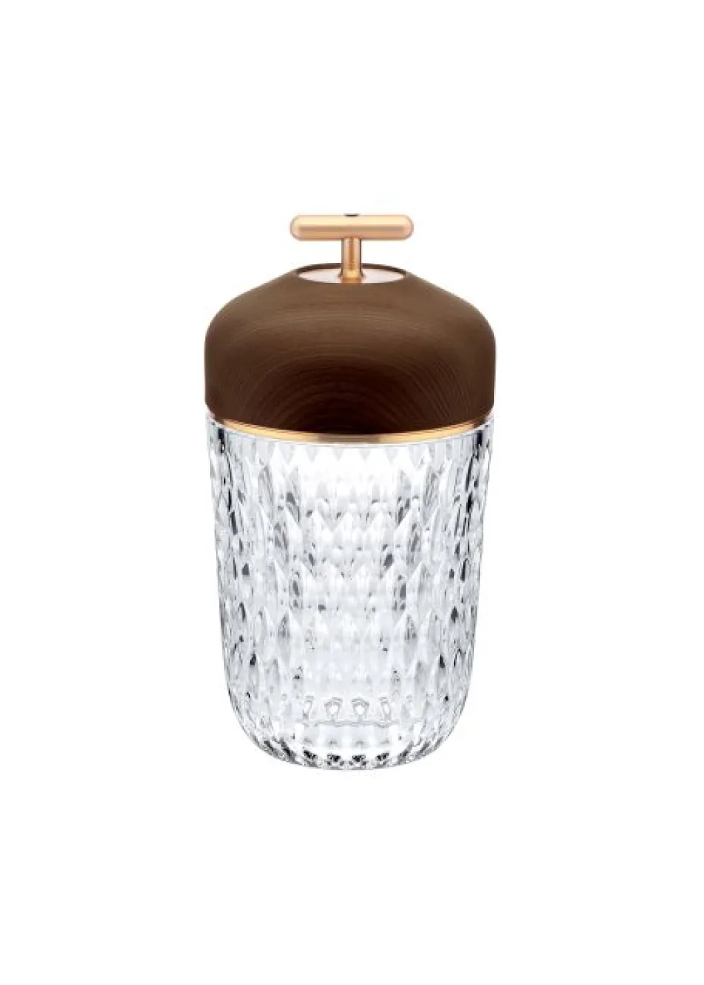 FOLIA DARK WOODBRUSHED BRASS FINISH PORTABLE LAMP