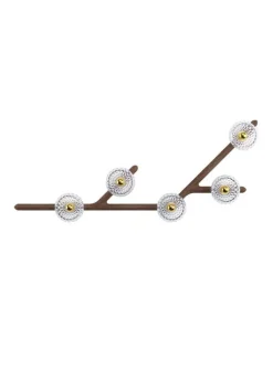 FOLIA 5L 45° UNIT CLEAR WOOD SCONCE