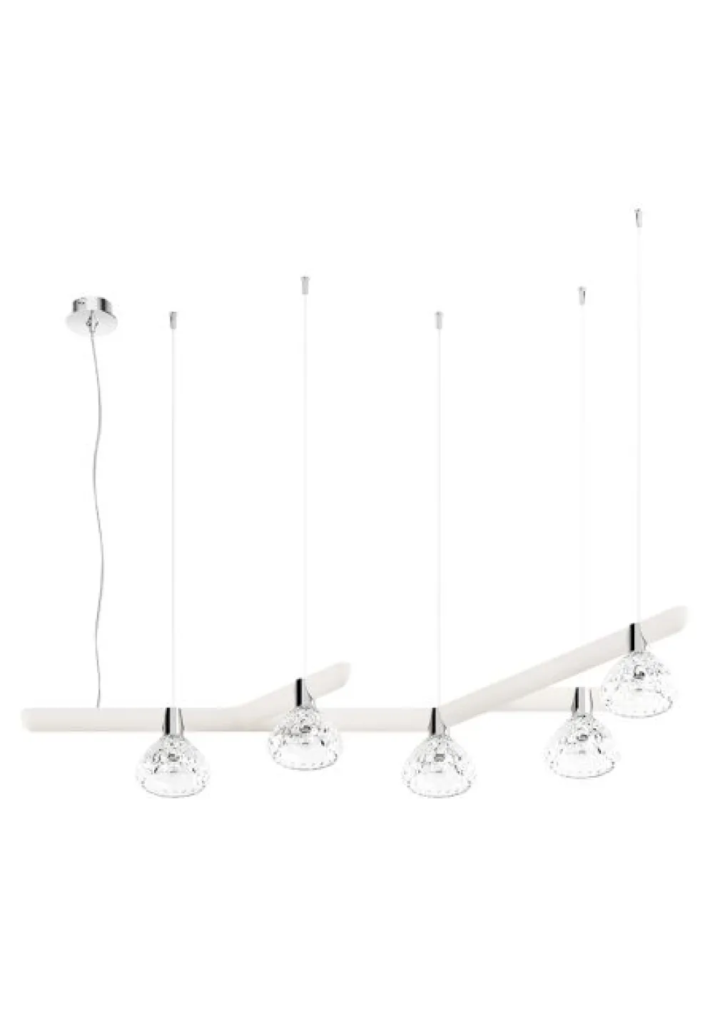 FOLIA 5L 45° UNIT DARK WOOD PENDANT LIGHT