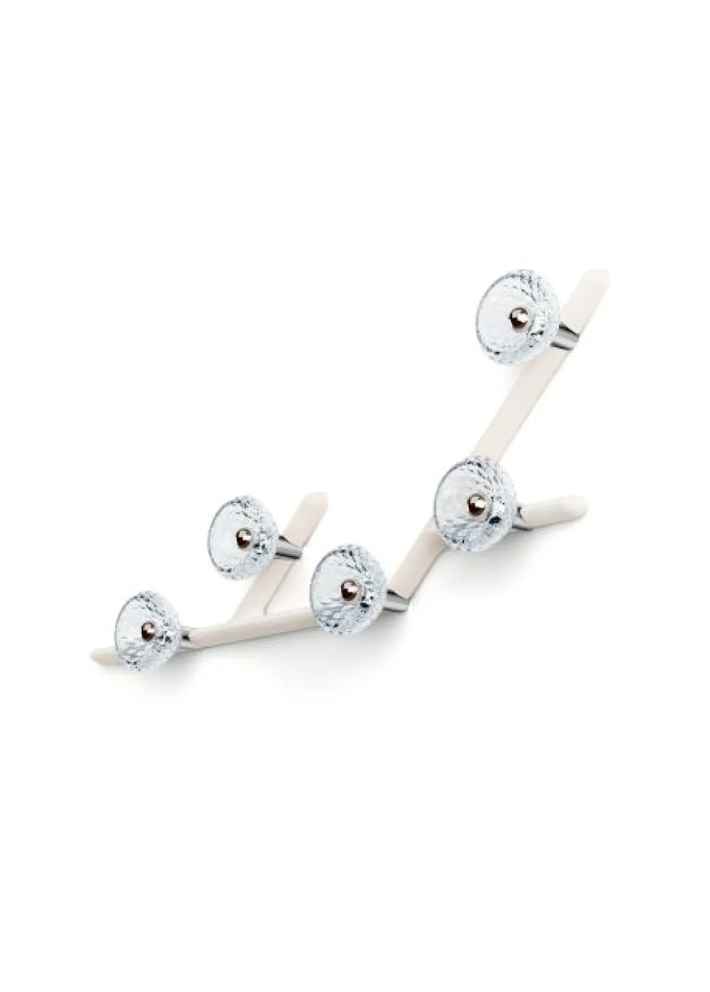 FOLIA 5L 45° UNIT WHITE WOOD SCONCE