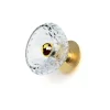 FOLIA 1L BRUSHED BRASS FINISH SCONCE