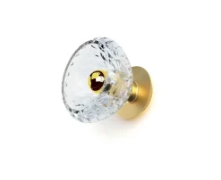 FOLIA 1L BRUSHED BRASS FINISH SCONCE