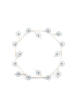 FOLIA 16L CIRCULAR UNIT CLEAR WOOD SCONCE