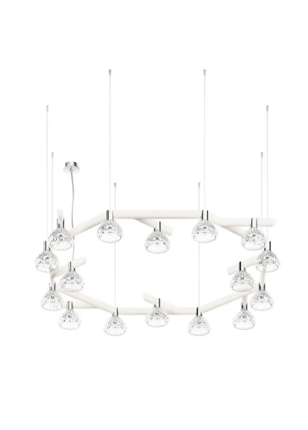 FOLIA 16L CIRCULAR UNIT DARK WOOD PENDANT LIGHT